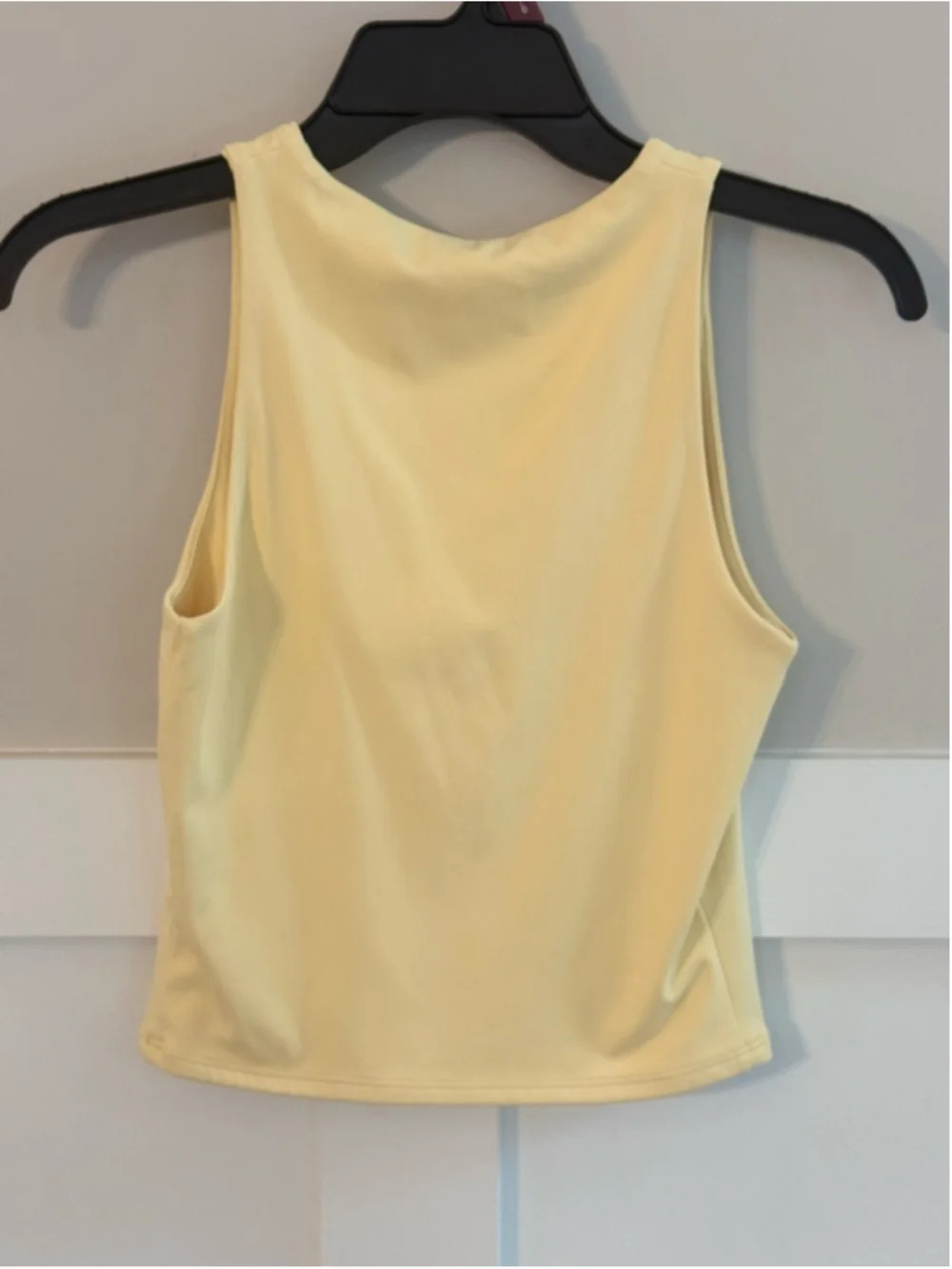 Colorfulkoala Butter Yellow Athletic Tank Top Women's XS Pilates Yoga Athleisure - Picture 3 of 3